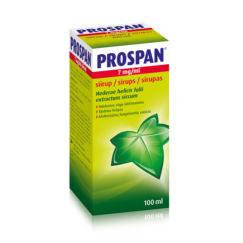 PROSPAN 7 mg/ml sīrups 100 ml