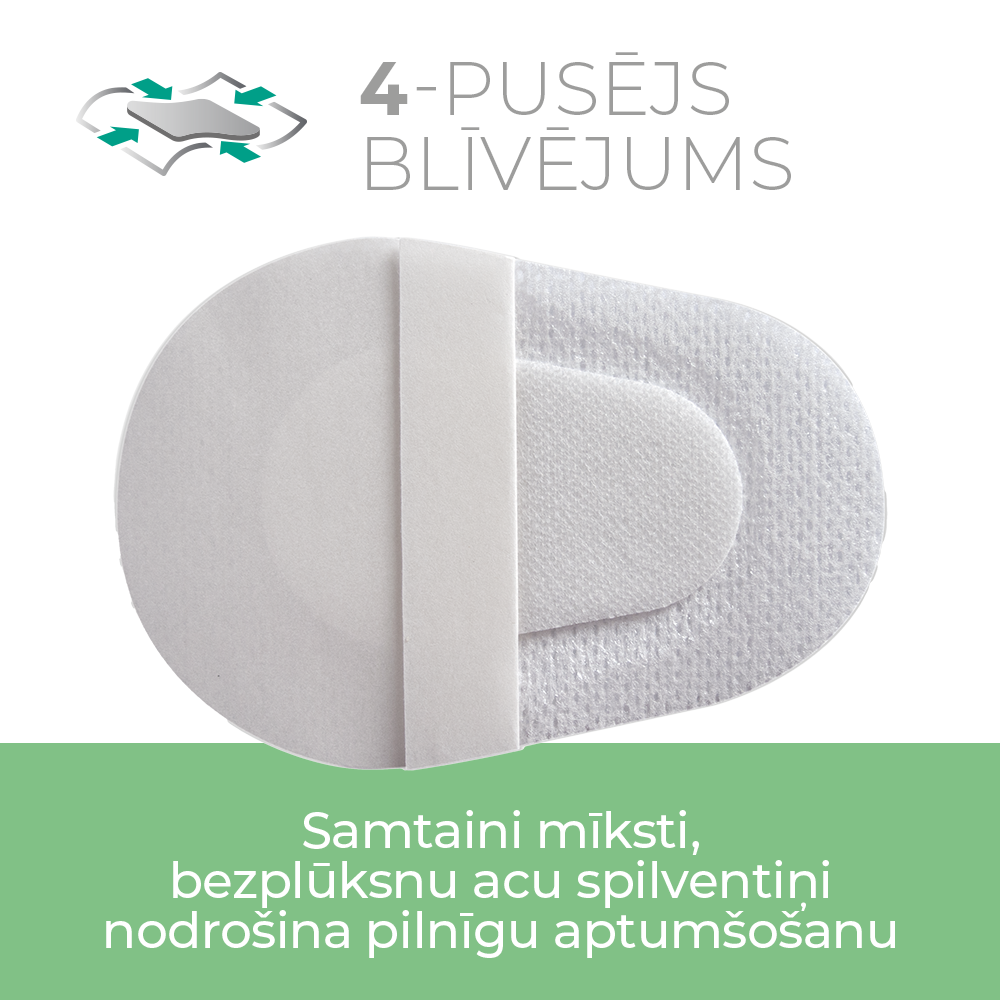 ULTRA PORE acu plāksteris pašlīmējošais 5.7x8.2 N1