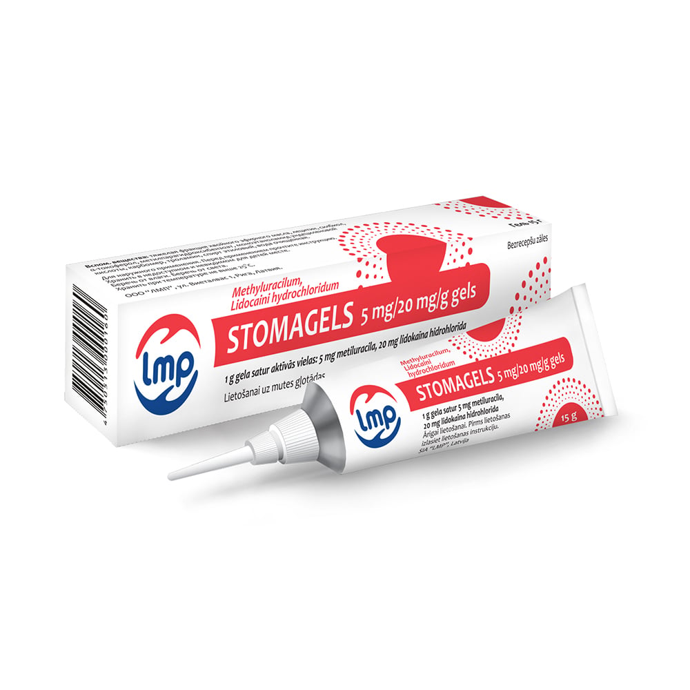 STOMAGELS 5 mg/20 mg/g gels 15 g