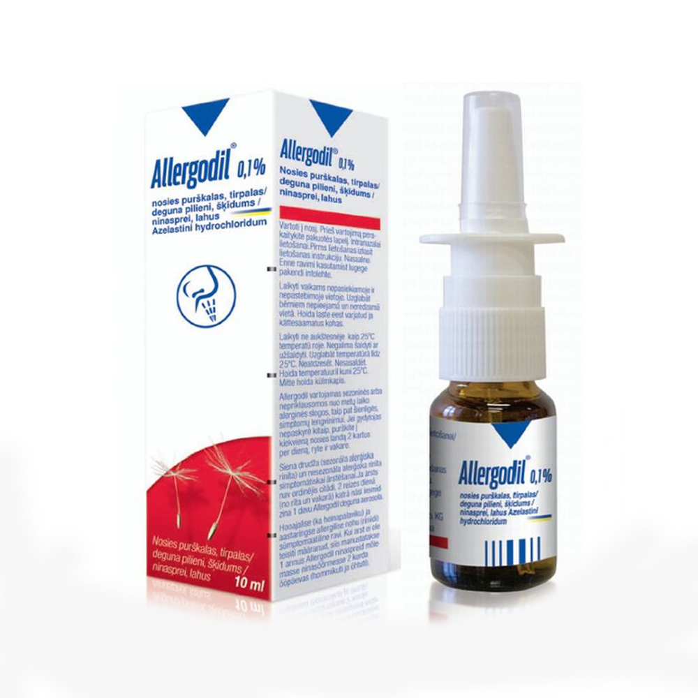 ALLERGODIL 0,1% deguna aerosols 10 ml