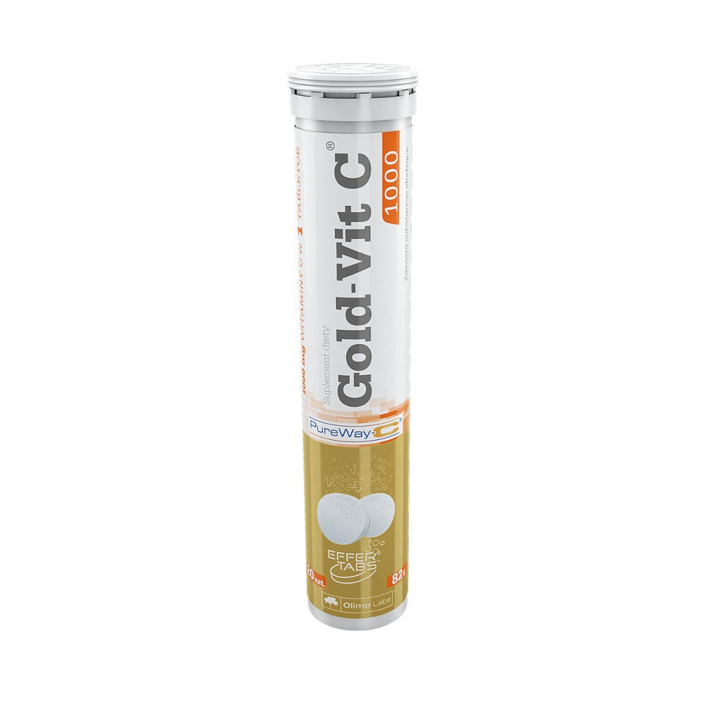 OLIMPLABS Gold C vitamīns citronu putojošās tabletes N20