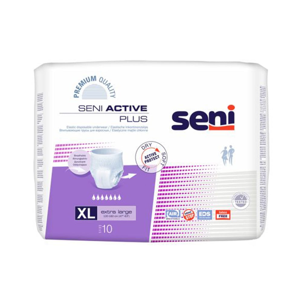 SENI ACTIVE Plus biksītes pieaugušajiem XL N10