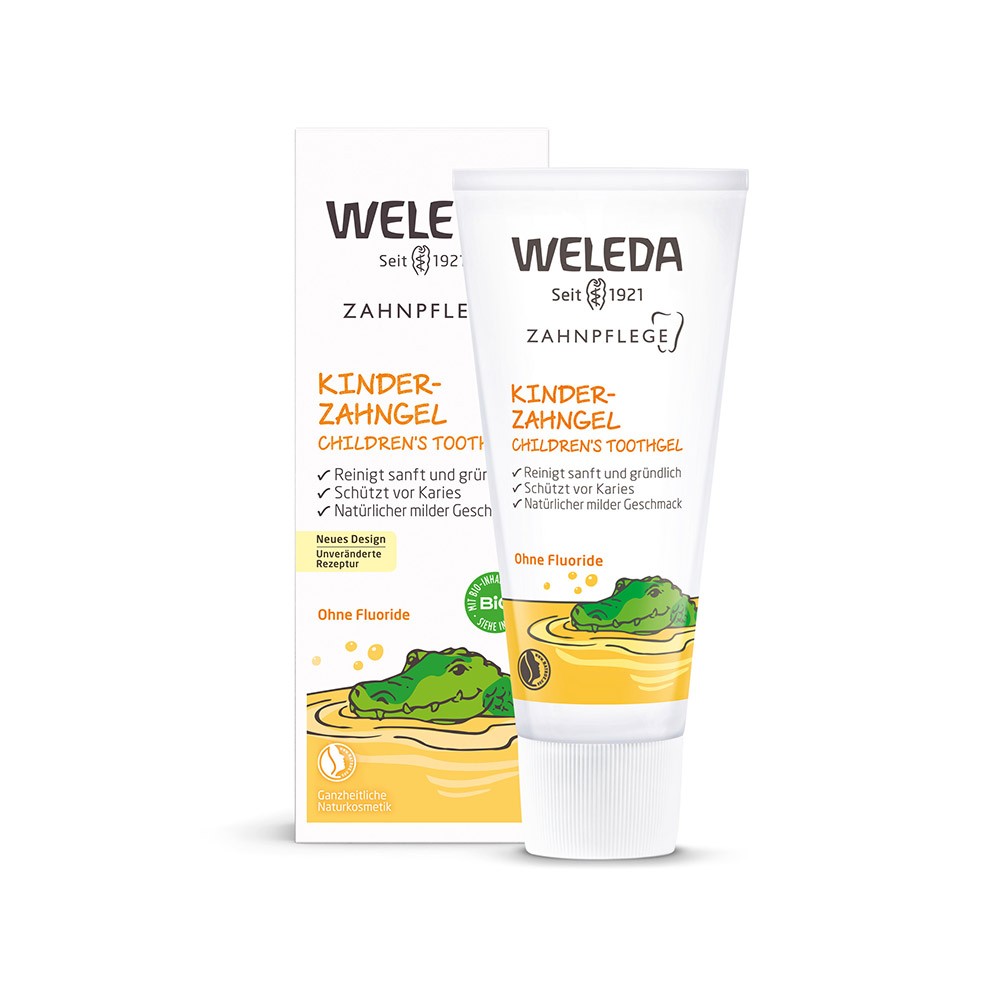 WELEDA želejveida zobu pasta piena zobu tīrīšanai, 50 ml