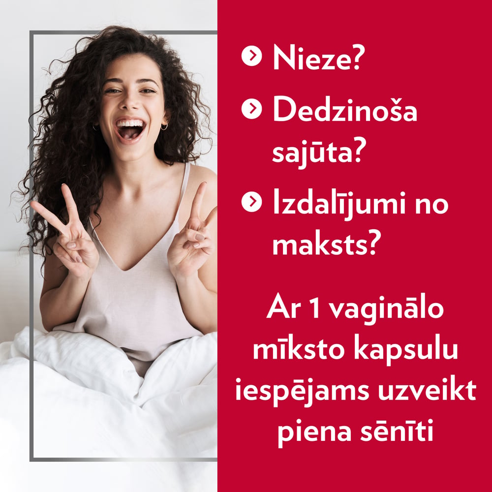 CANESTEN 500mg vaginālā mīkstā kapsula N1