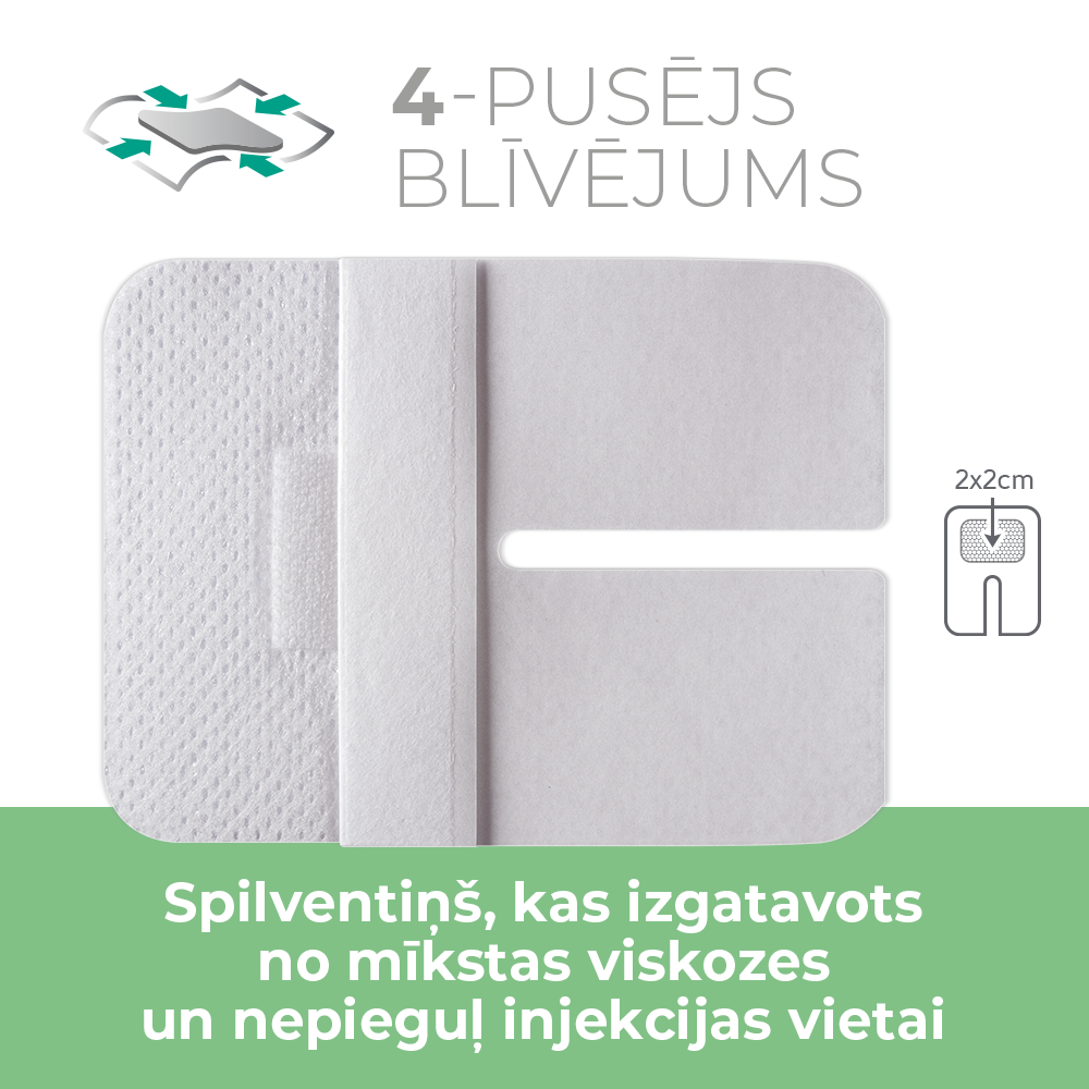 MEDRULL Ultra Pore katetra pašlīmējošs pārsējs 6x8cm N1