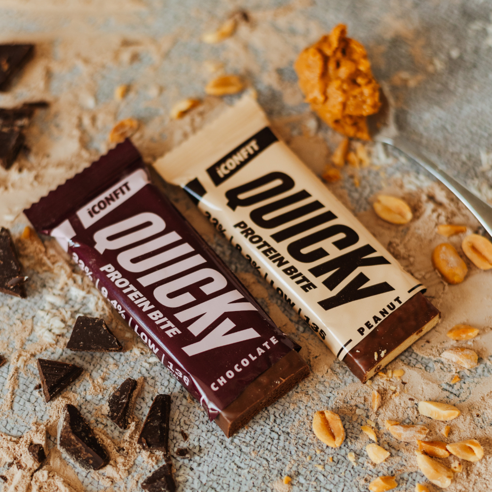 ICONFIT Quicky Protein Bite šokalādes proteīna batoniņš 35 g