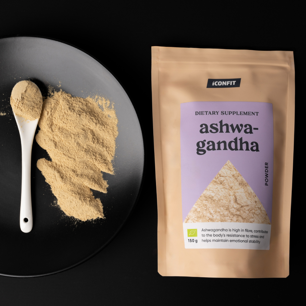 ICONFIT Organiskais Ašvagandas pulveris 150g