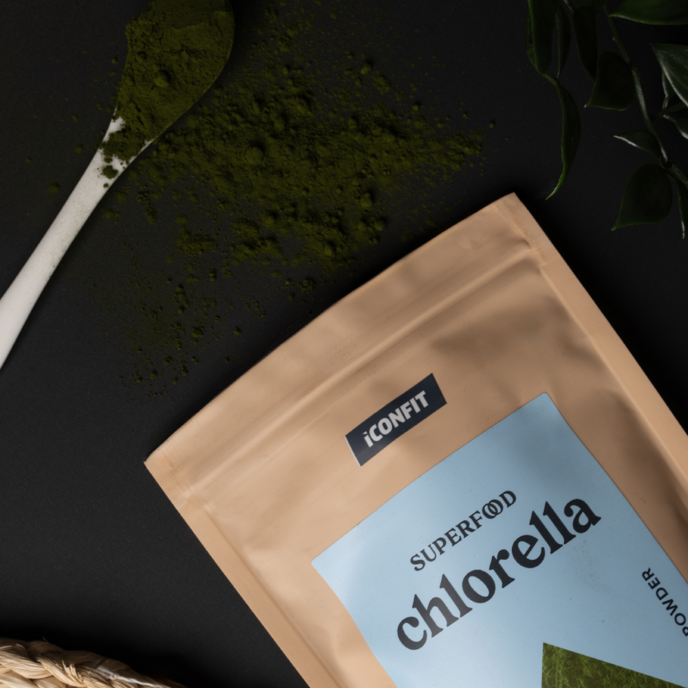 ICONFIT Organiskās hlorellas pulveris 125g