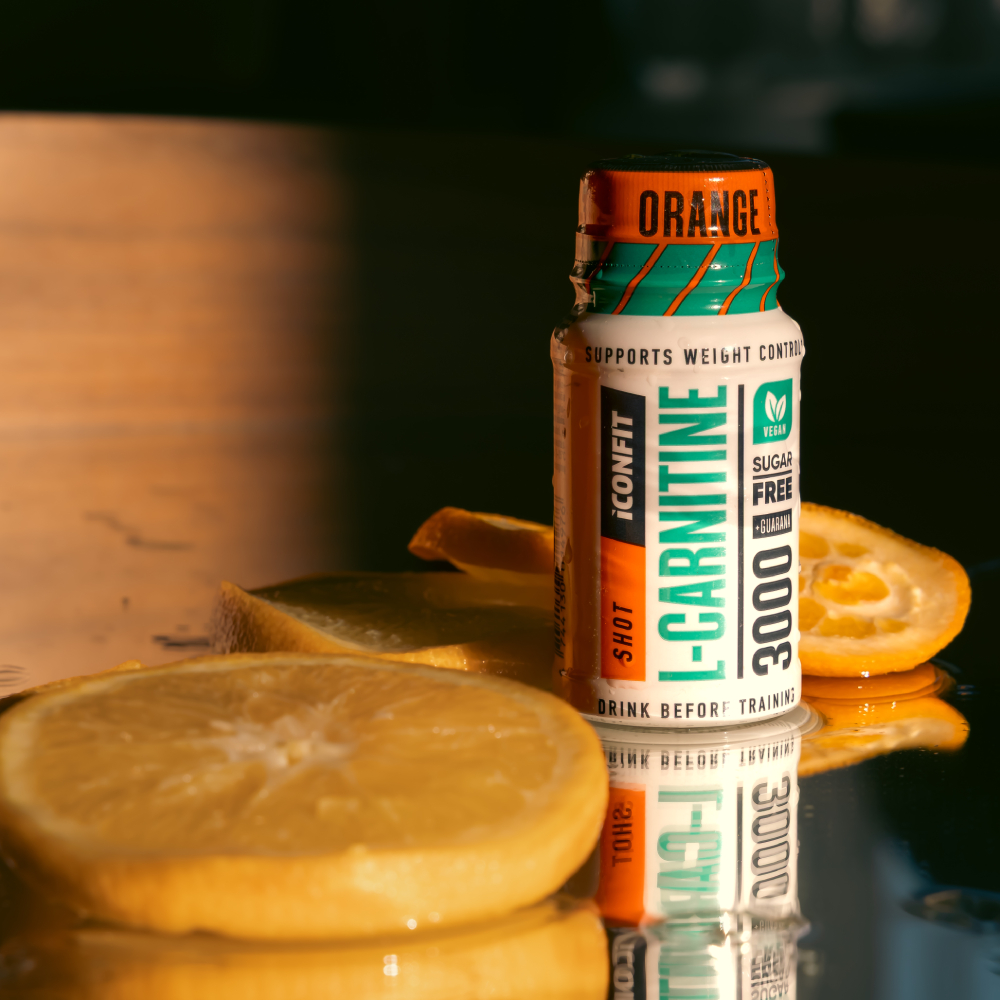 ICONFIT L-Karnitīns 3000 Shot škidrums, apelsīnu garša 60ml
