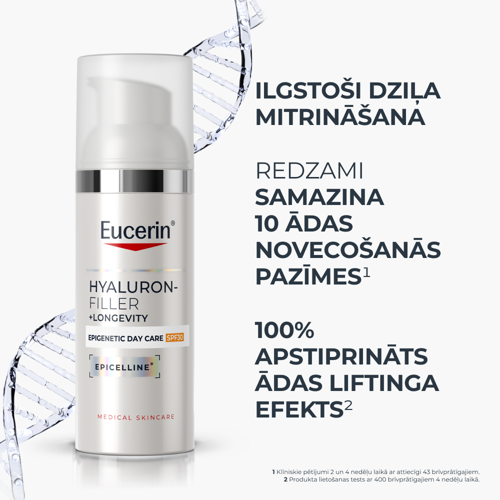 EUCERIN Hyaluron-Filler + Longevity Epigenetic SPF30 dienas krēms 50 ml