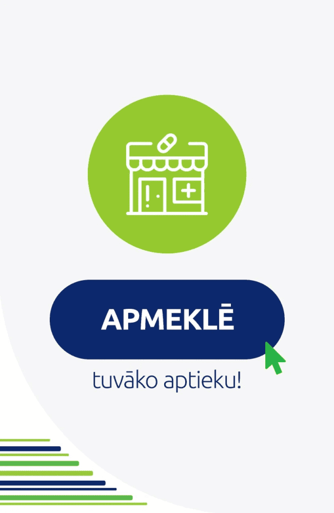 Apmeklē tuvāko aptieku