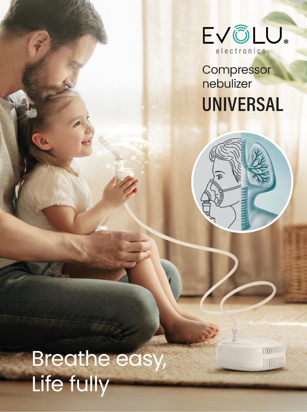EVOLU Universal kompresora nebulaizers