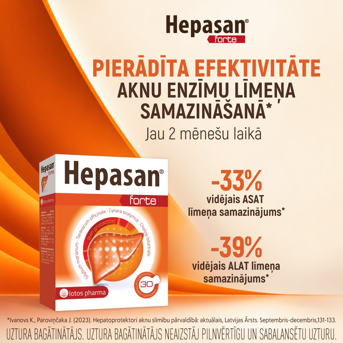 HEPASAN Forte kapsulas N30