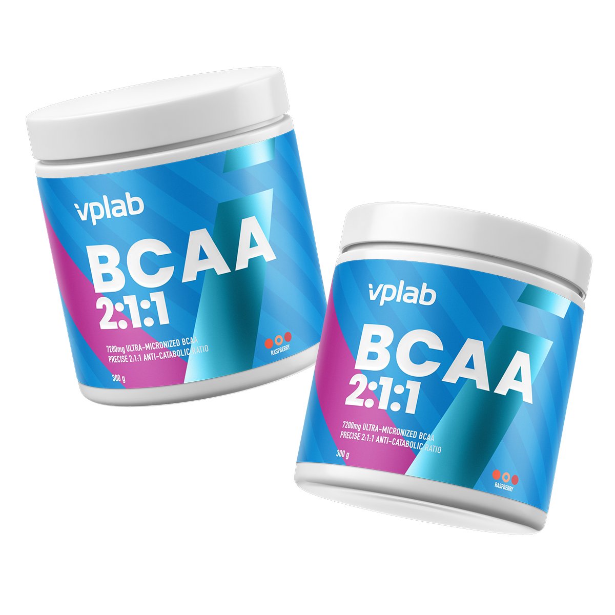 VPLAB BCAA 2:1:1 Raspberry pulveris 300g