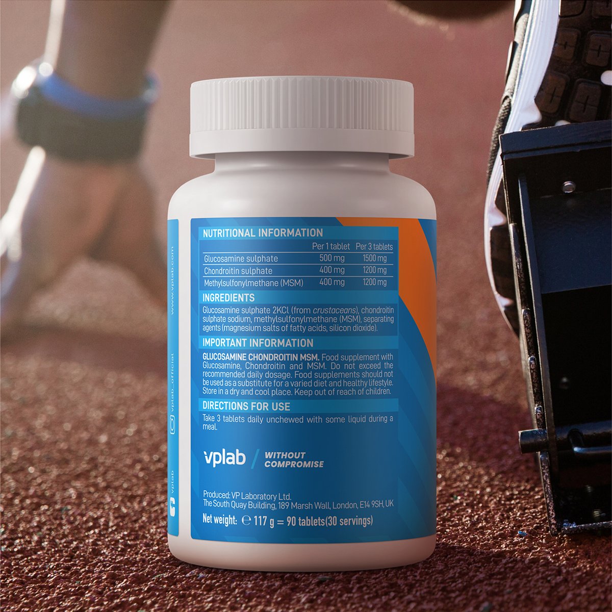 VPLAB Glucosamine Chondroitin MSM tabletes N90