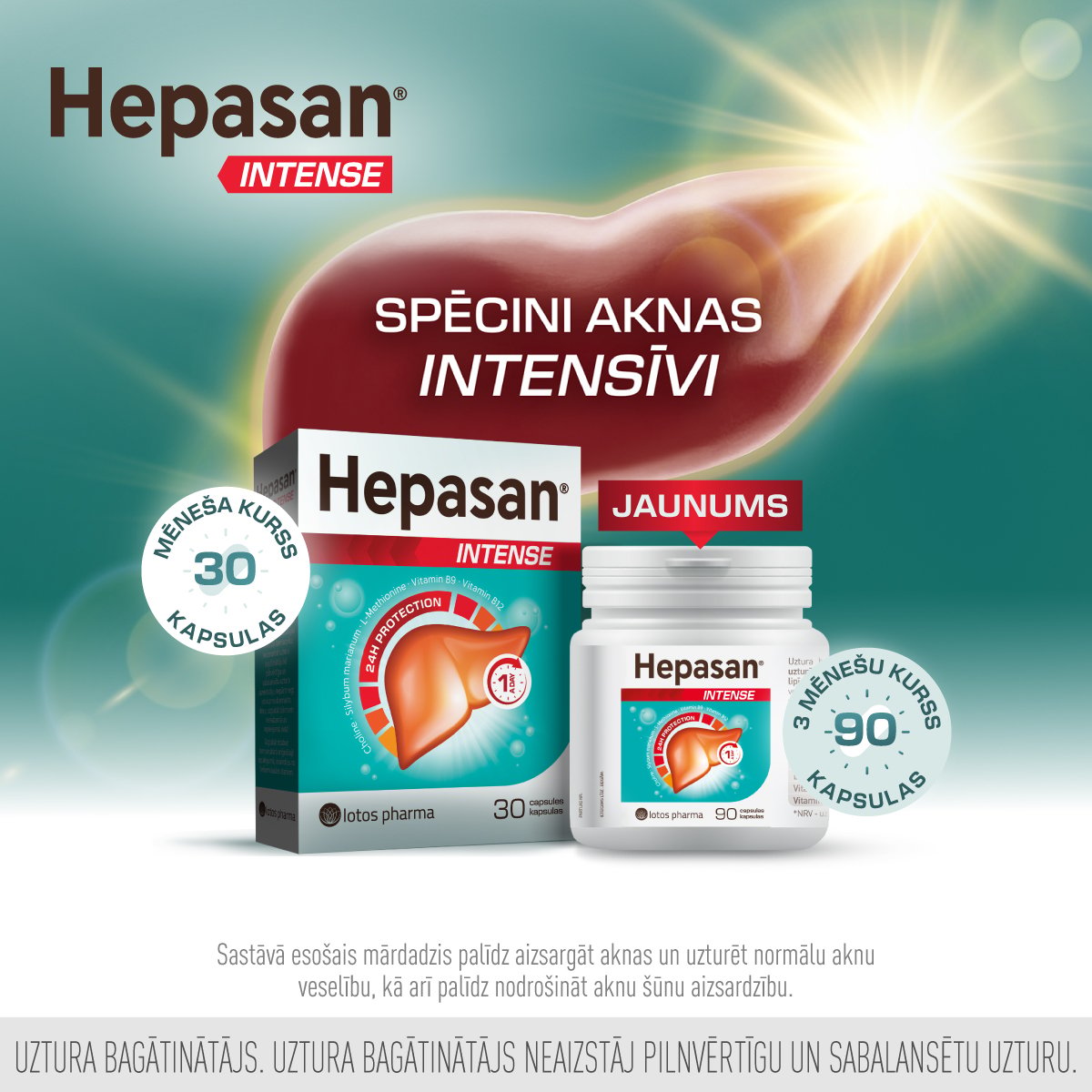 HEPASAN Intense kapsulas N30