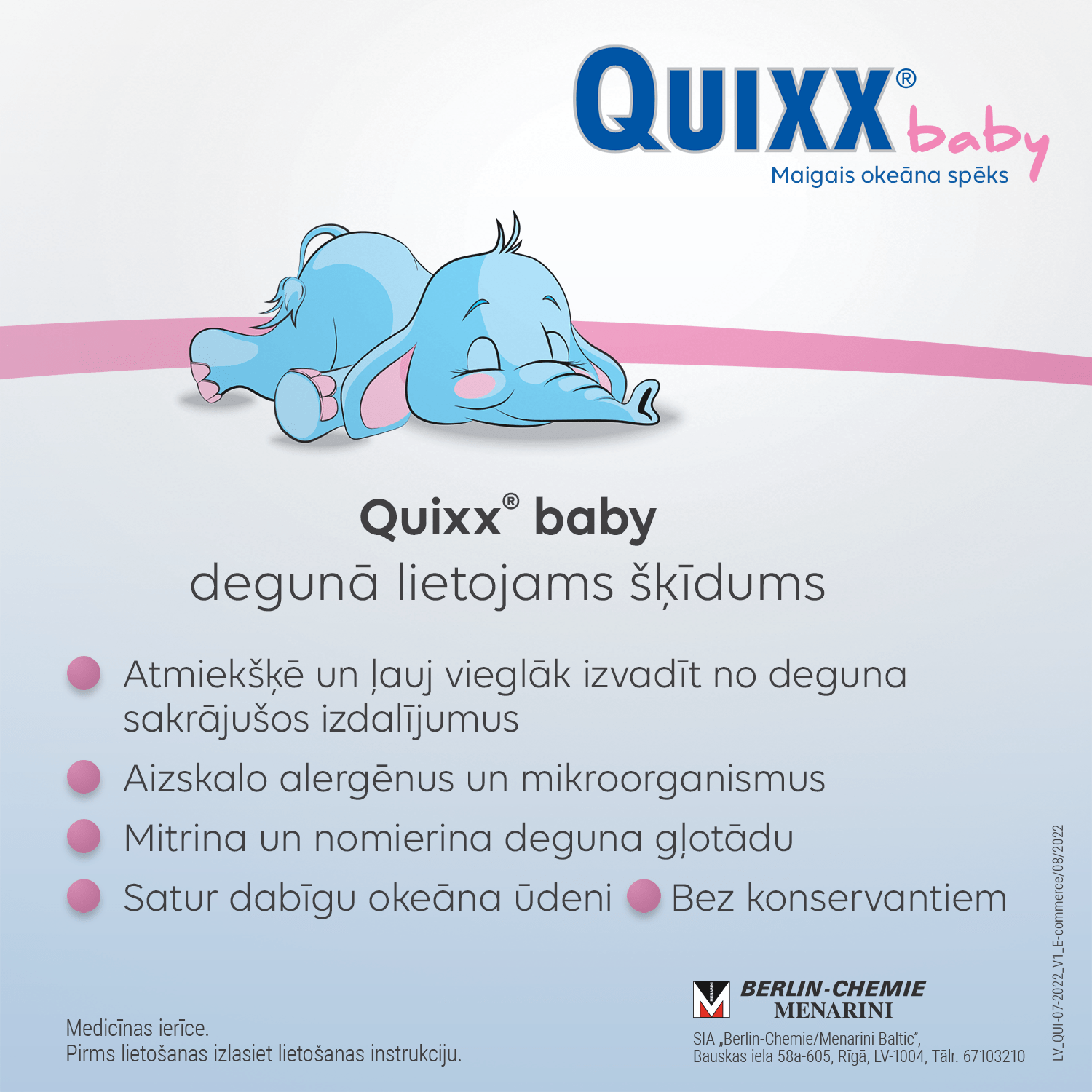 QUIXX Baby deguna pilieni 10 ml