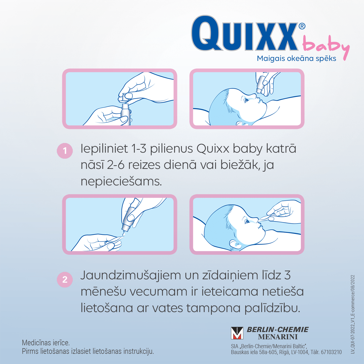 QUIXX Baby deguna pilieni 10 ml