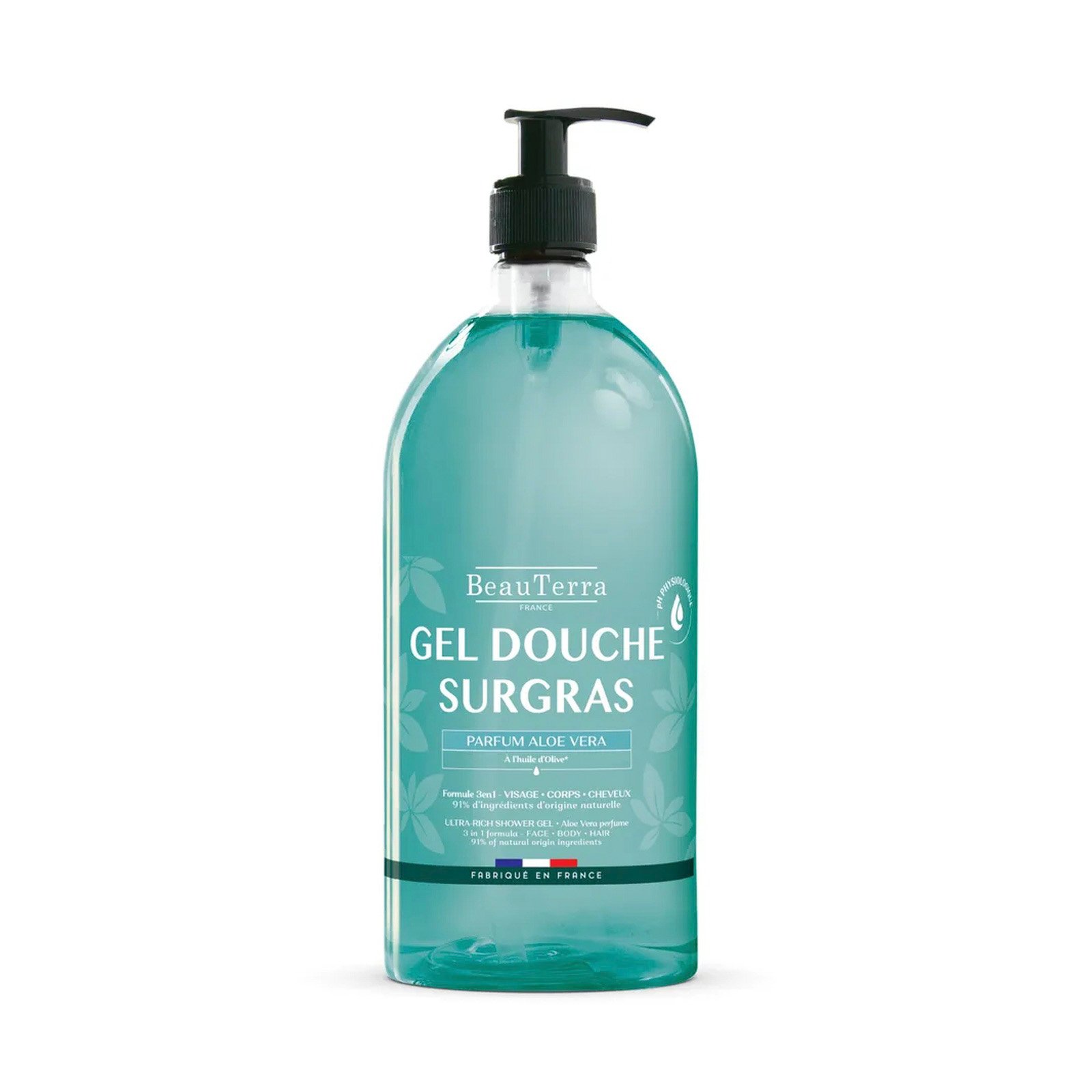 BEAUTERRA Aloe Vera dušas želeja 1000ml