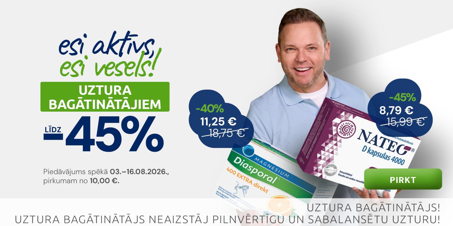 202608 Esi aktīvs, esi vesels