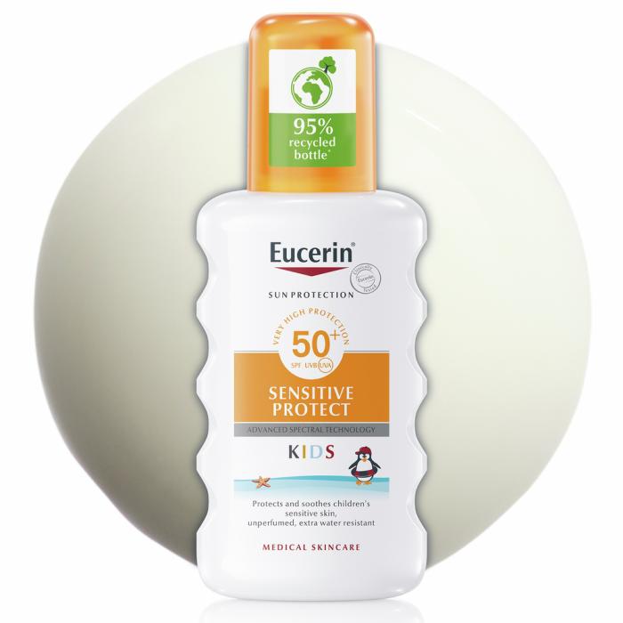 EUCERIN Sun Kids SPF50+ izsmidzināms līdzeklis bērniem 200 ml