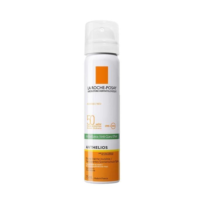 LA ROCHE-POSAY Anthelios Anti-Shine Invisible Fresh Face MIST SPF50+ viegls izsmidzināms aizsarglīdzeklis sejai 75 ml