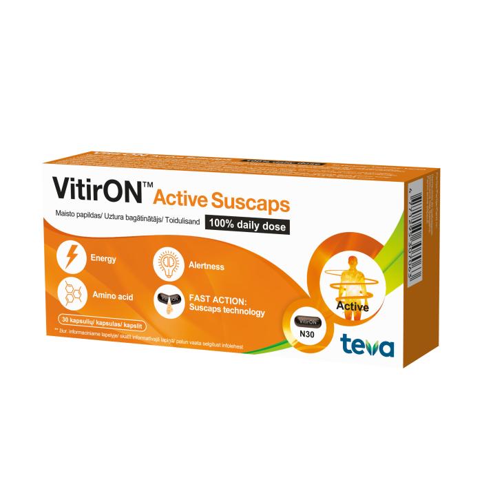 VITIRON Active Suscaps 100% daily dose kapsulas N30