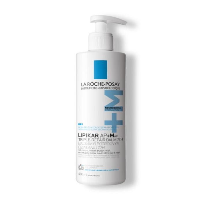 LA ROCHE-POSAY Lipikar Baume AP+Max reģenerējošs ķermeņa balzams 400 ml