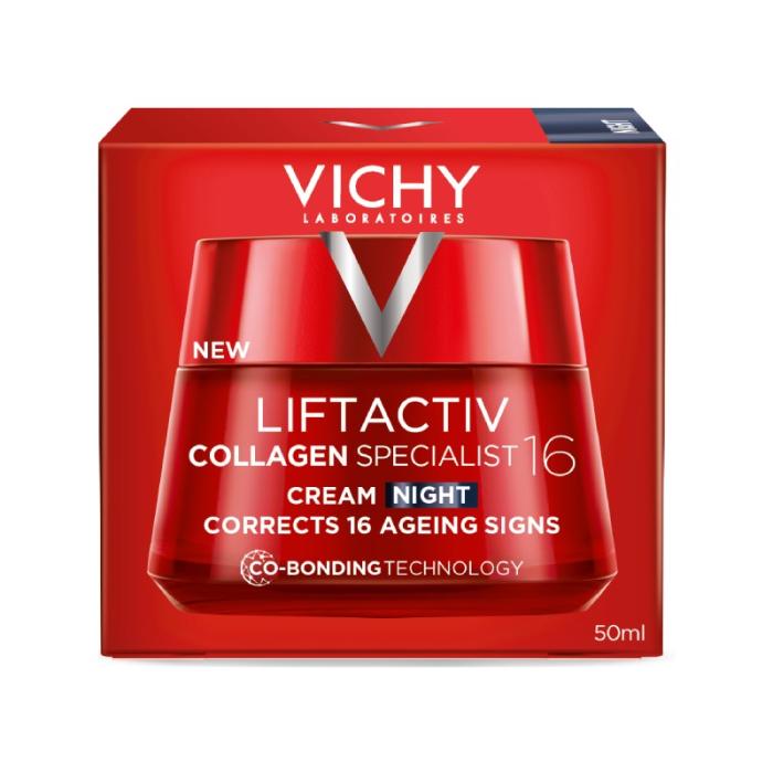 VICHY Liftactiv Collagen Specialist 16 nakts krēms 50 ml
