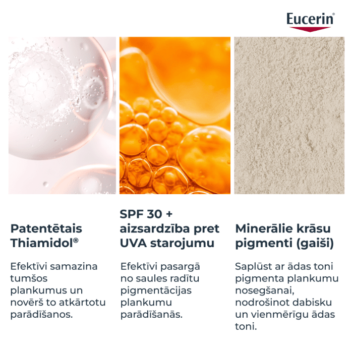 Eucerin Anti-Pigment tonējošais sejas krēms ar SPF 30 tumšo plankumu mazināšanai, gaišs tonis, 50 ml