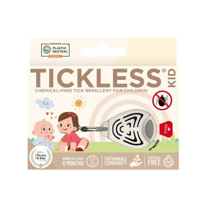 TICKLESS Kid ultraskaņas repelenta ierīce bēša N1
