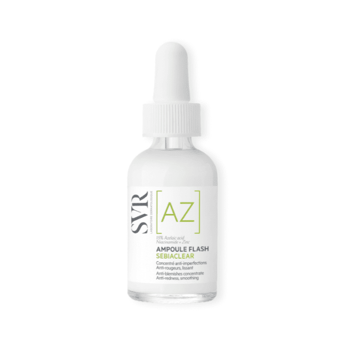 SVR Sebiaclear Ampoule [AZ] Flash koncentrēts sejas serums ar azelaīnskābi 30 ml