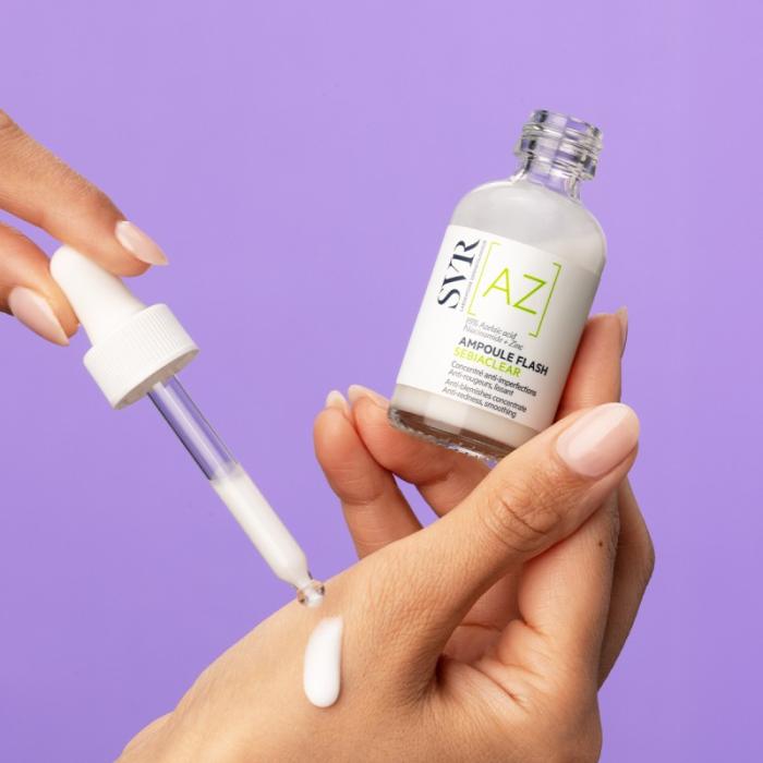 SVR Sebiaclear Ampoule [AZ] Flash koncentrēts sejas serums ar azelaīnskābi 30 ml