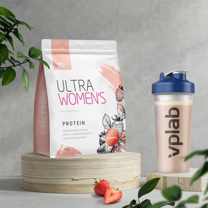 VPLAB Ultra Women's Protein Strawberry pulveris 500g