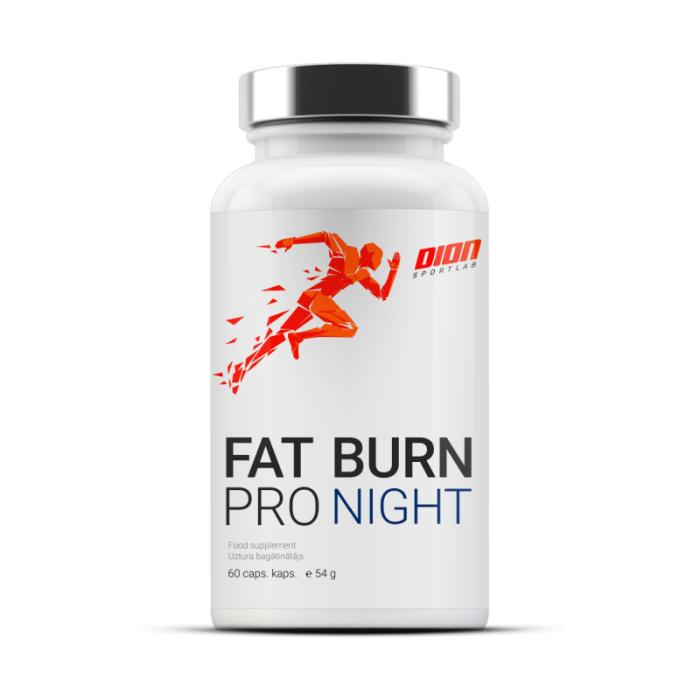 DION SPORTLAB Fat Burn Pro Night kapsulas N60
