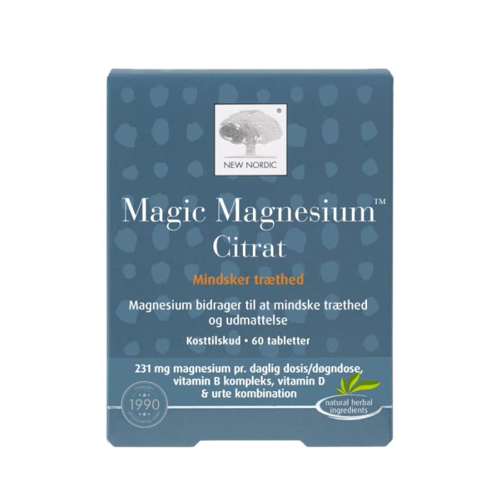 NEW NORDIC Magic Magnesium Citrat tabletes N60