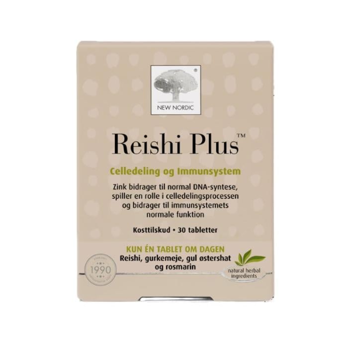 NEW NORDIC Reishi Plus tabletes N30