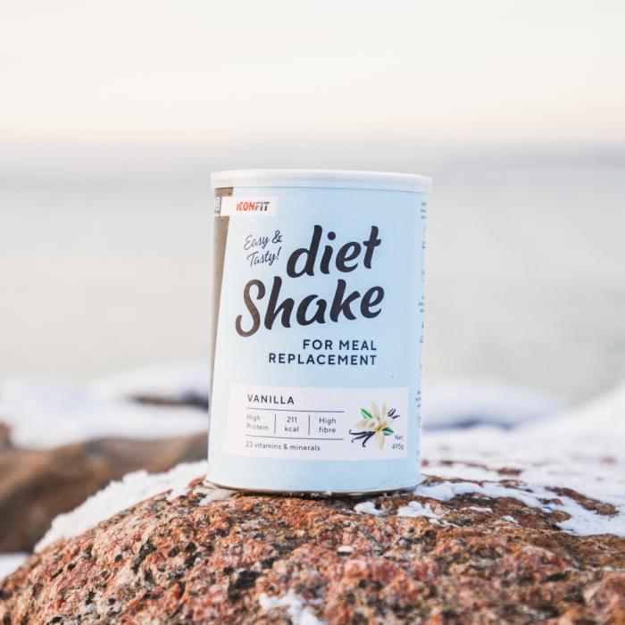 ICONFIT Diet Shake ar vaniļas garšu, pulveris 495 g