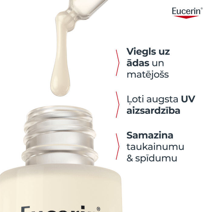 EUCERIN Sun Oil Control SPF 50+ īpaši viegls ikdienas serums 30ml