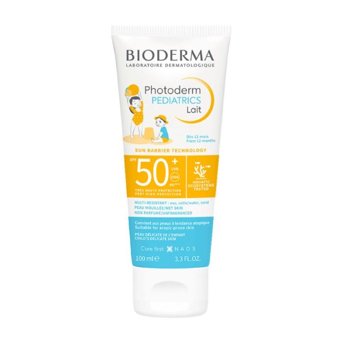 BIODERMA Photoderm Pediatrics Lait SPF50+ saules aizsargpieniņš bērniem 12+mēn. 100 ml