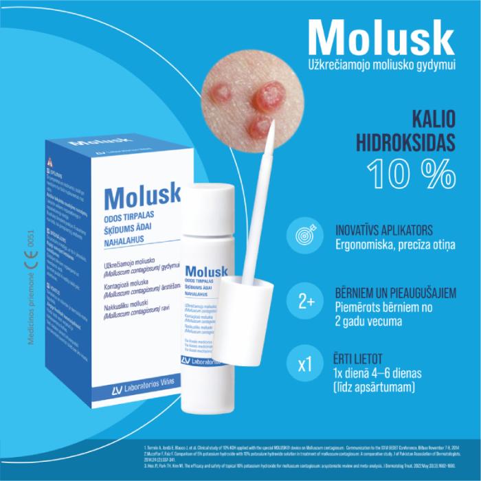 MOLUSK 10% ādas šķīdums 3 g
