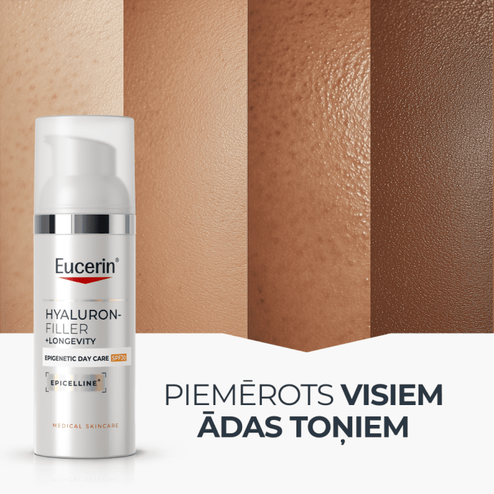 EUCERIN Hyaluron-Filler + Longevity Epigenetic SPF30 dienas krēms 50 ml