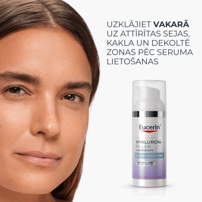 EUCERIN Hyaluron-Filler + Longevity Epigenetic nakts krēms 50 ml