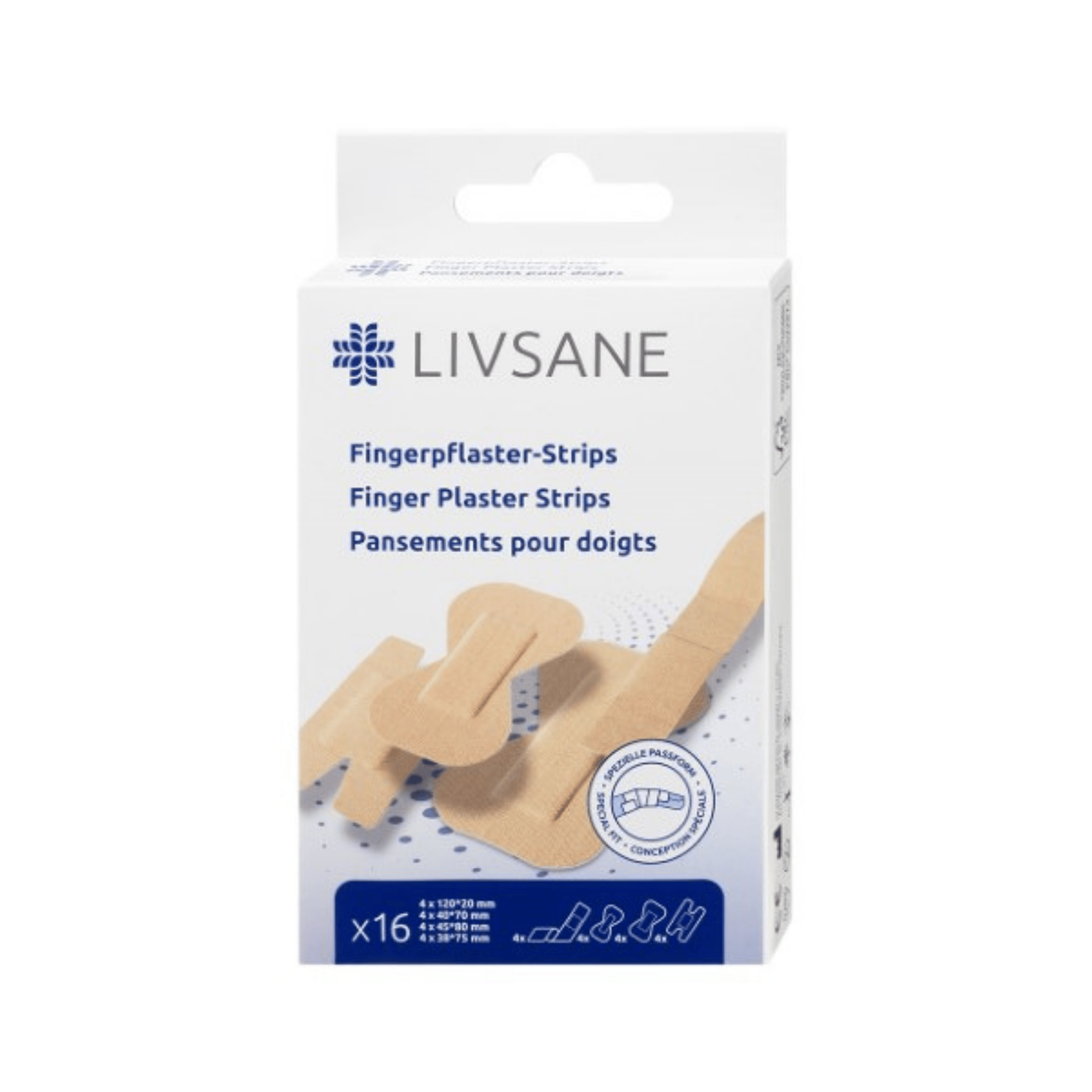 LIVSANE plāksteri pirkstiem N16