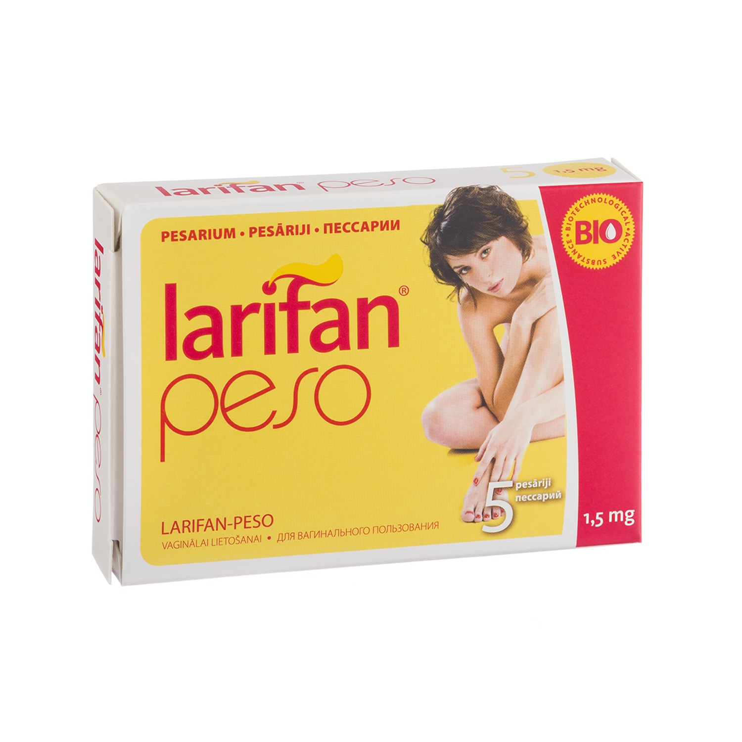 Larifan Peso 1.5mg pesāriji N5