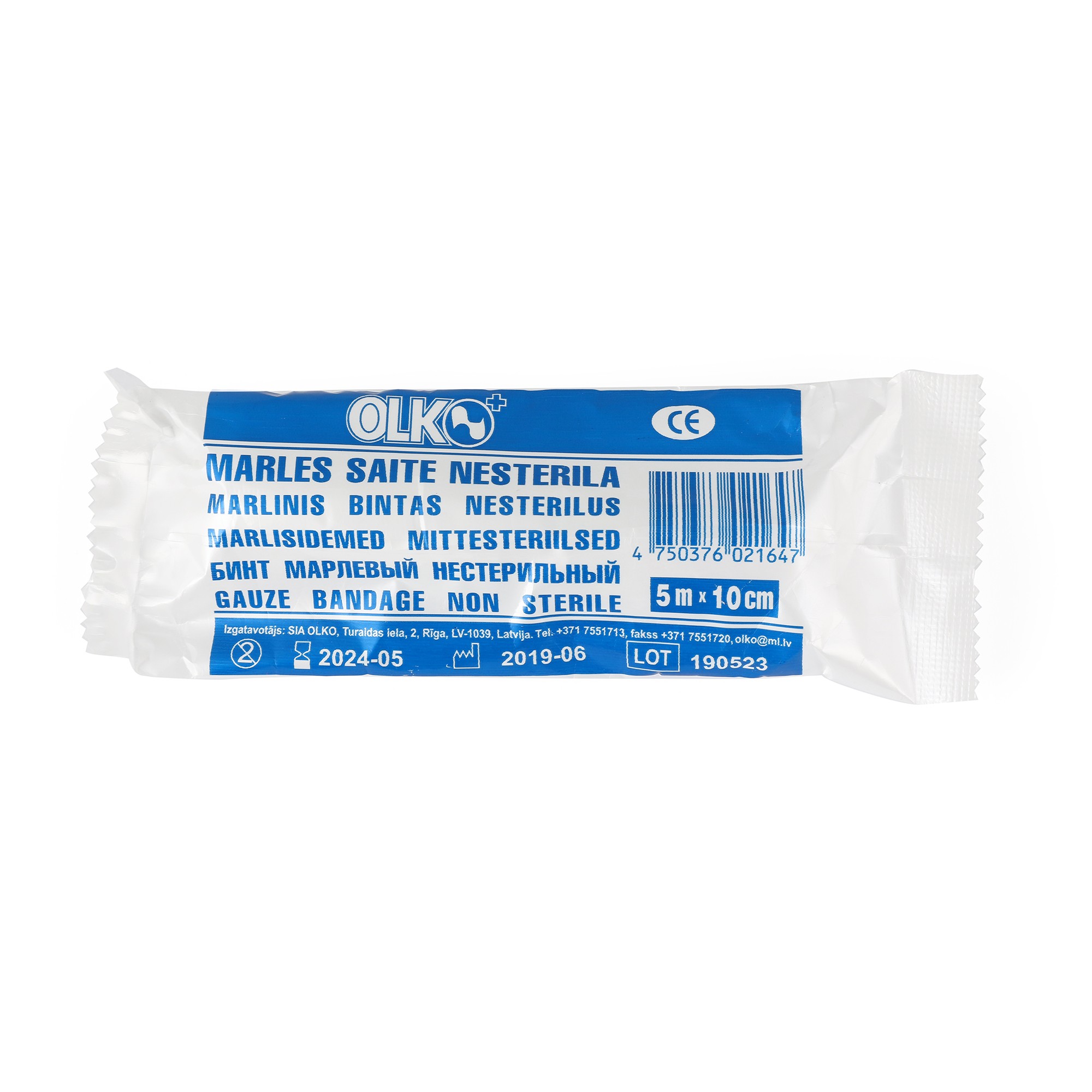 OLKO Nesterila marles saite 10cm x 5m