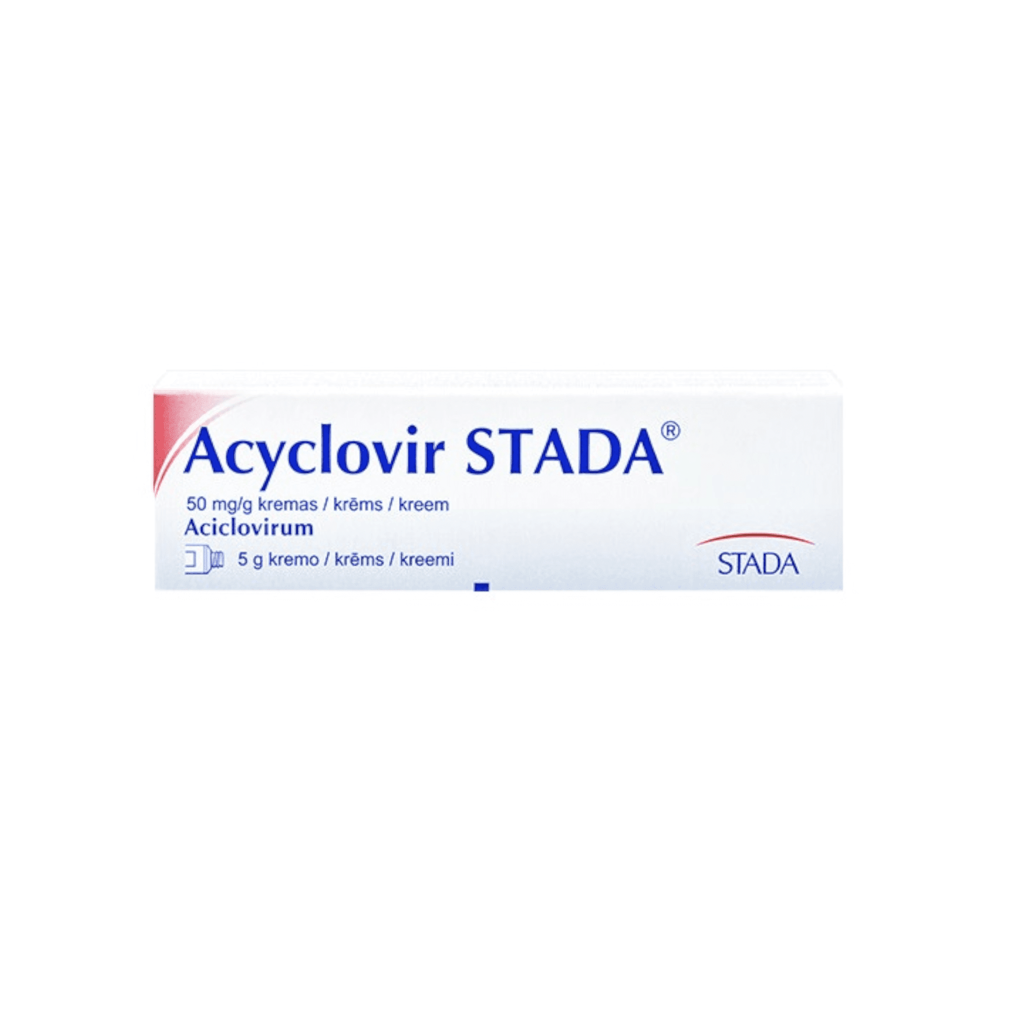 Acyclovir Stada 50 mg/g krēms 5 g