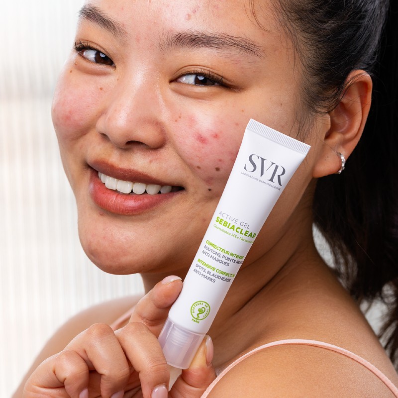 SVR Sebiaclear Active Gels pret pūtītēm un pinnēm 40 ml