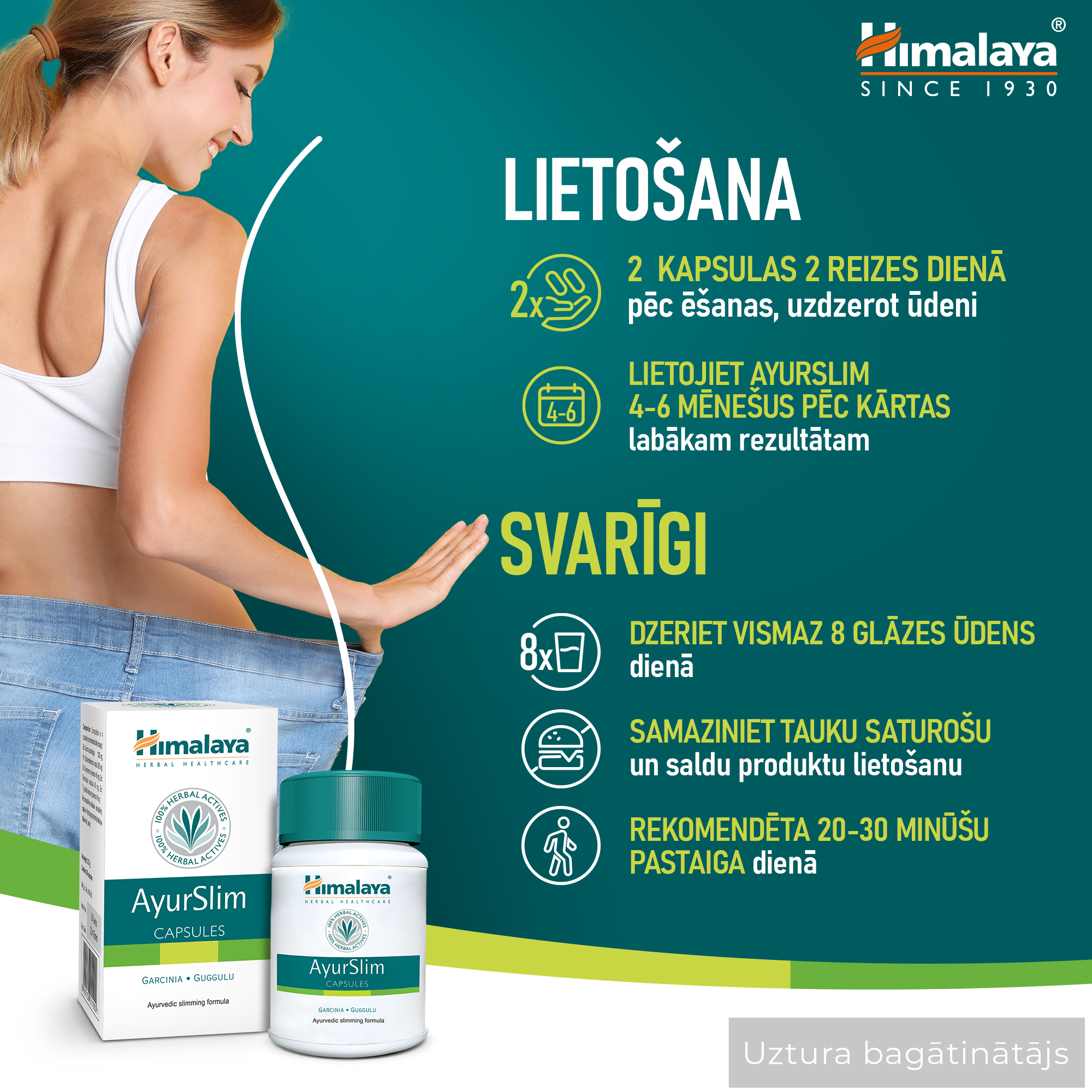 HIMALAYA AyurSlim kapsulas N60