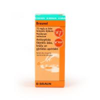 Braunol 75 mg/g uz ādas lietojams šķīdums 30 ml  